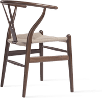 Wishbone (Y) Chair - CH24 Walnut Stain/Natural image.