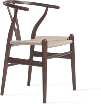 Wishbone (Y) Chair - CH24 Walnut Stain/Natural image.