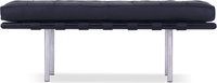 Barcelona 2 seater Bench Black/Black Lacquered image.
