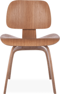 Eames Style DCW Chair Oak image.