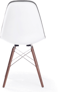 DSW Style Upholstered Dining Chair Charcoal Grey image.