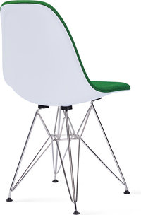 DSR Style Upholstered Dining Chair Green image.