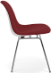 DSX Style Upholstered Dining Chair Deep Red image.