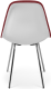 DSX Style Upholstered Dining Chair Deep Red image.