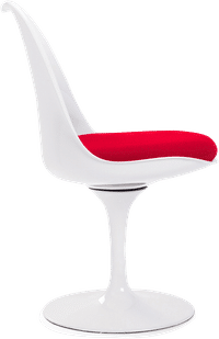 Tulip Chair - Fibreglass Red/White image.