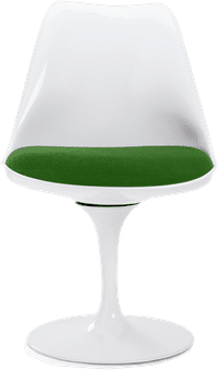 Tulip Chair - Fibreglass Green/White image.