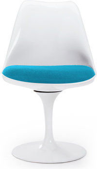 Tulip Chair - Fibreglass Moroccan Blue/White image.