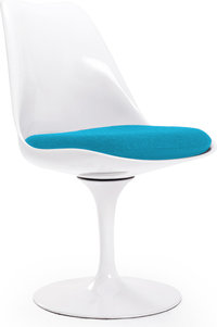 Tulip Chair - Fibreglass Moroccan Blue/White image.