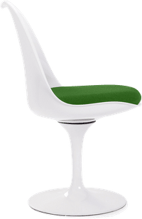 Tulip Chair - Fibreglass Green/White image.