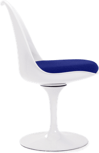 Tulip Chair - Fibreglass Blue/White image.