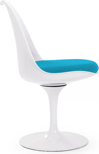 Tulip Chair - Fibreglass Moroccan Blue/White image.