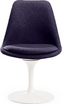 Tulip Chair Upholstered Black image.
