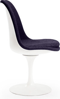 Tulip Chair Upholstered Black image.
