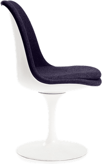 Tulip Chair Upholstered Deep Purple  image.