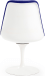 Tulip Chair Upholstered Blue image.
