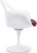 Tulip Armchair  Deep Red image.