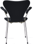 Series 7 Chair Carver  Charcoal Grey image.