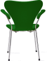 Series 7 Chair Carver  Green image.