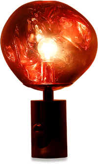 Melt Style Table Lamp  Rose Gold image.