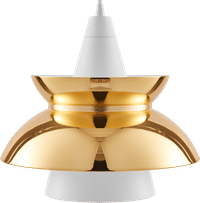 Doo-Wop Pendant Lamp Brass image.