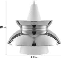 Doo-Wop Pendant Lamp Brass image.