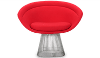 Platner Lounge Chair Wool/Light Pebble Grey image.
