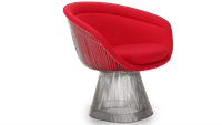 Platner Lounge Chair Wool/Light Pebble Grey image.