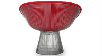 Platner Lounge Chair Wool/Light Pebble Grey image.