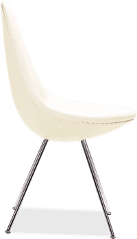Drop Chair Premium Leather/Cream image.