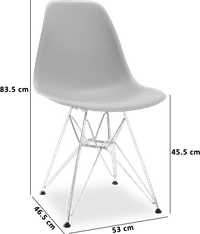 DSR Style Chair White image.