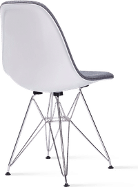 DSR Style Upholstered Dining Chair Charcoal Grey image.