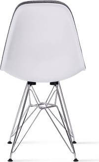 DSR Style Upholstered Dining Chair Charcoal Grey image.