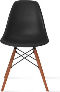 DSW Style Chair Black/Dark Wood image.