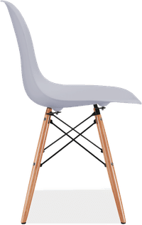 DSW Style Chair Mauve/Light Wood image.