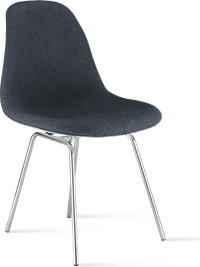 DSX Style Upholstered Dining Chair Charcoal Grey image.