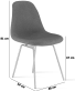 DSX Style Upholstered Dining Chair Deep Red image.