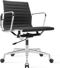 Eames Style Office Chair EA117 Fabric Dark Grey image.