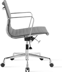 Eames Style Office Chair EA117 Fabric Light Grey image.