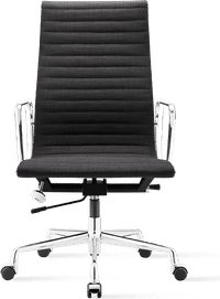 Eames Style Office Chair EA119 Fabric Dark Grey image.