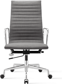 Eames Style Office Chair EA119 Fabric Light Grey image.