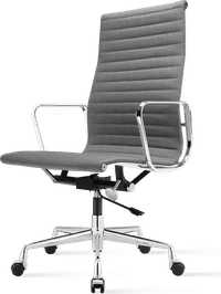 Eames Style Office Chair EA119 Fabric Light Grey image.