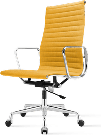 Eames Style Office Chair EA119 Fabric Yellow image.