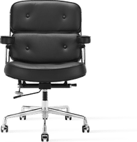 Eames Style ES104 Lobby Chair Black image.
