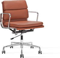 Eames Style Office Chair EA217 Leather Tan image.