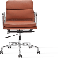 Eames Style Office Chair EA217 Leather Tan image.