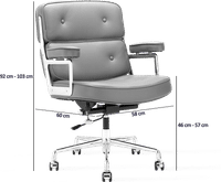 Eames Style ES104 Lobby Chair Tan image.