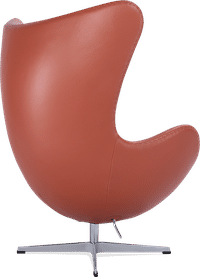 The Egg Chair Premium Leather/With piping/Caramel Aniline image.