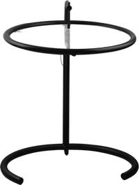 Eileen Gray E1027 Side Table Black image.