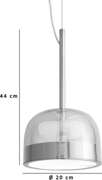 Equatore Pendant Lamp  Rose Gold/Small image.
