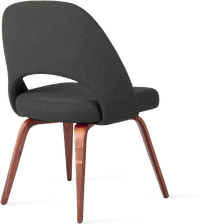 Executive Chair Armless Charcoal Grey image.